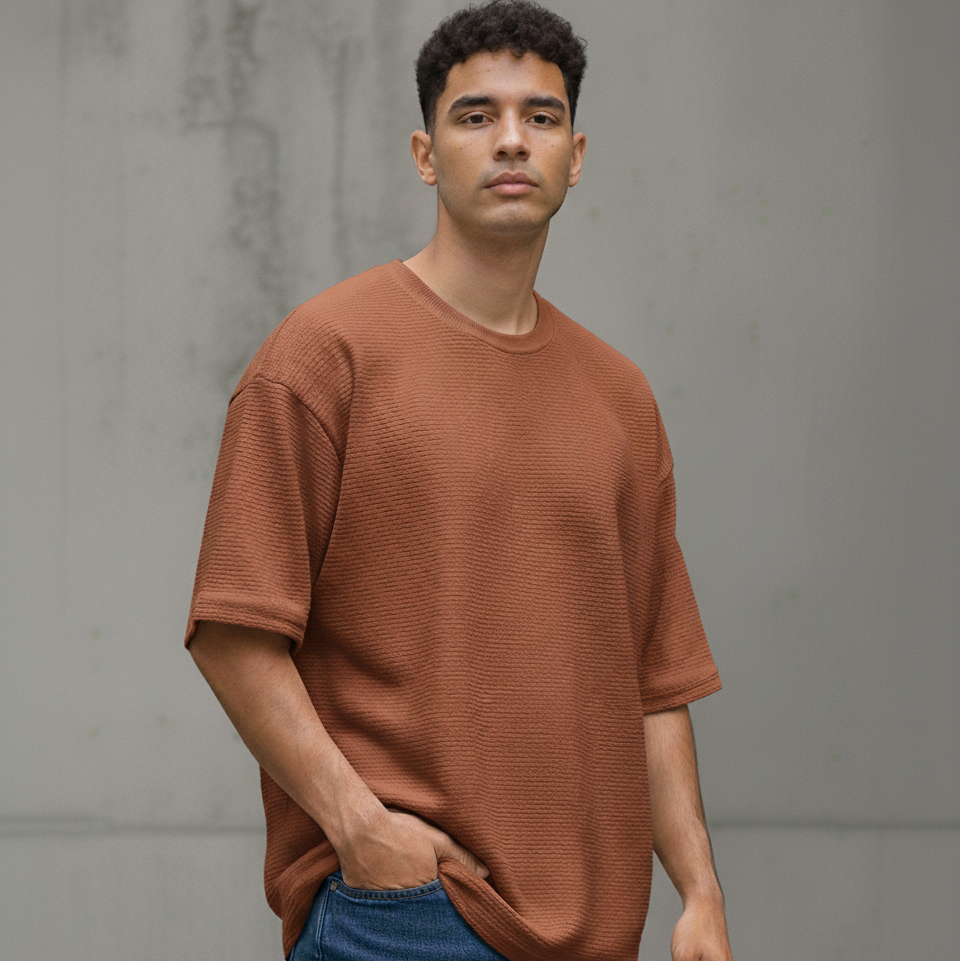 OVERSIZE TEXTURIZADA